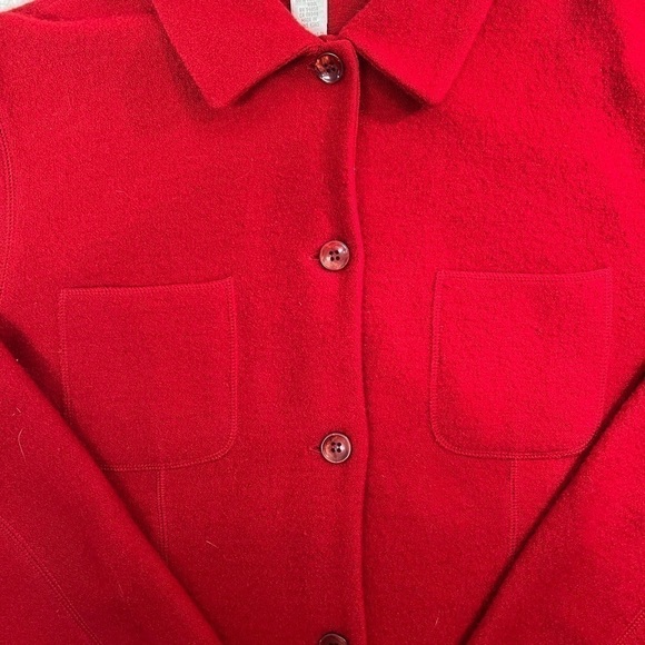 Jones NY Merino Wool Button Front Blazer Jacket - Picture 3 of 7